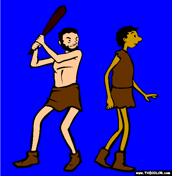 Cain And Abel Coloring Page