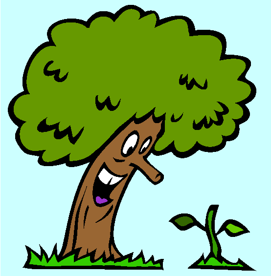 Happy Tree Arbor Day Online Coloring Page