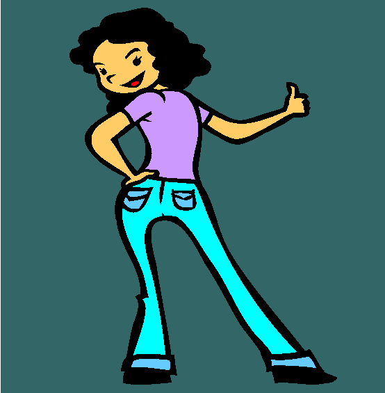 Jeans Coloring Page