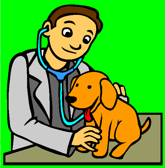 Veterinarian Coloring Page