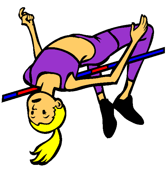 High Jump Coloring Page