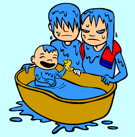 Bath Time Coloring Page