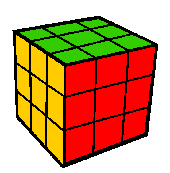 Rubiks Cube Coloring Page