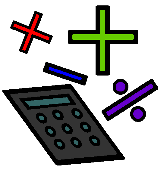 The Calculator Coloring Page