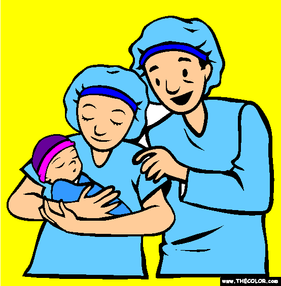 Newborn Coloring Page