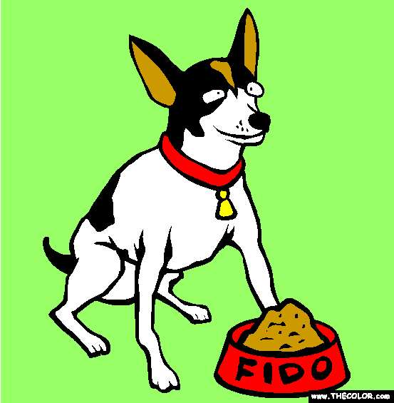 Toy Fox Terrier Coloring Page