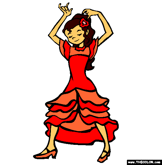 Spain Coloring Page
