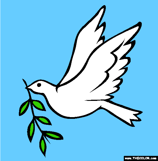 Dove Coloring Page