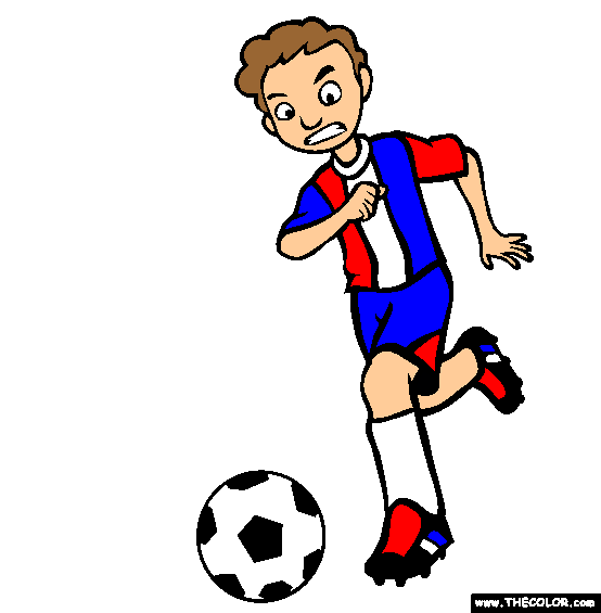 Soccer Coloring Page