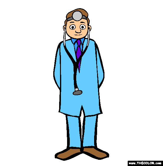 Doctor Coloring Page