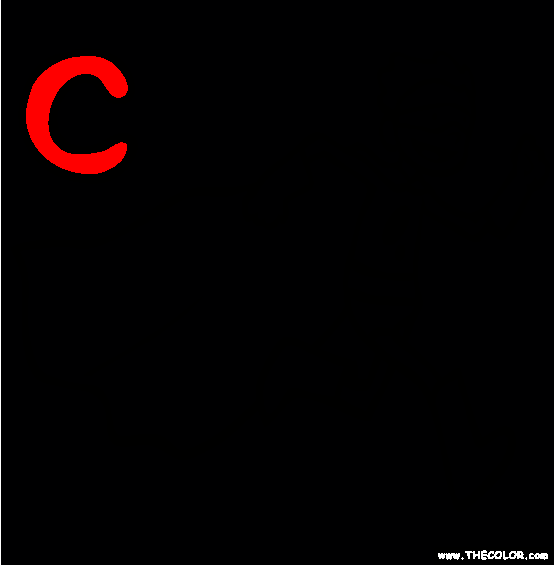 The Letter C Online Alphabet Coloring Page