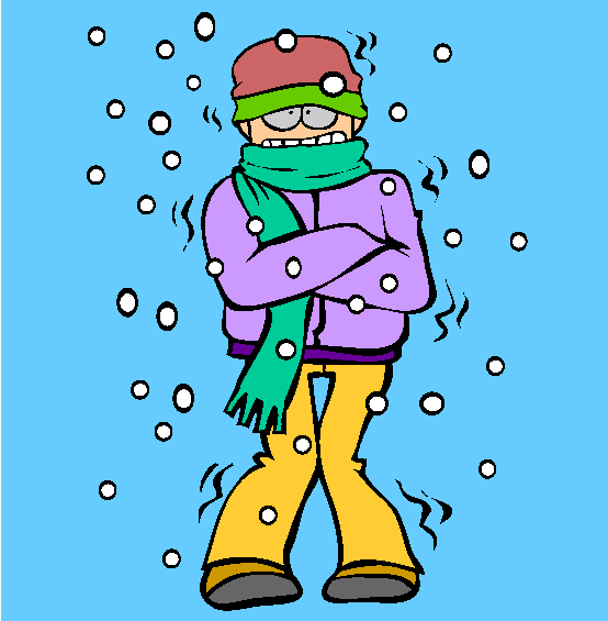 Freezing Coloring Page