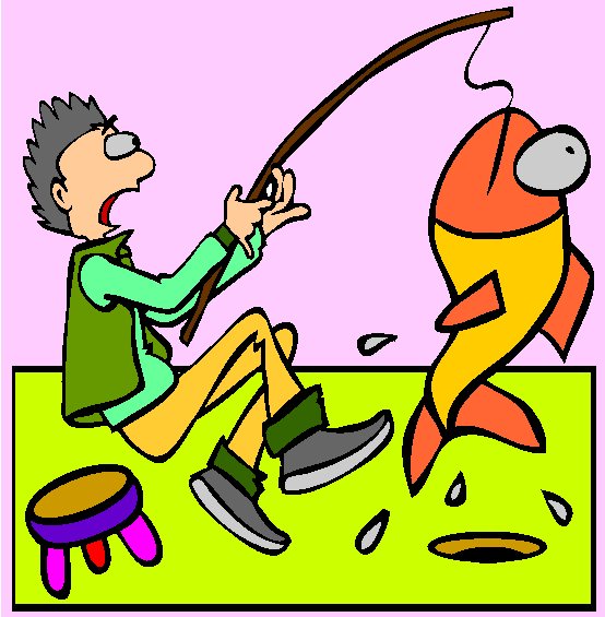 Ice Fishing Coloring Page