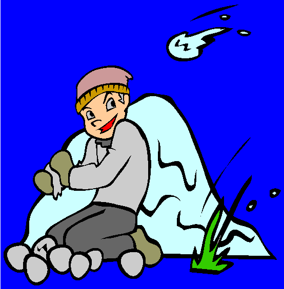 Snowball Fight Coloring Page