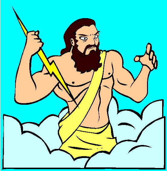 Zeus Coloring Page