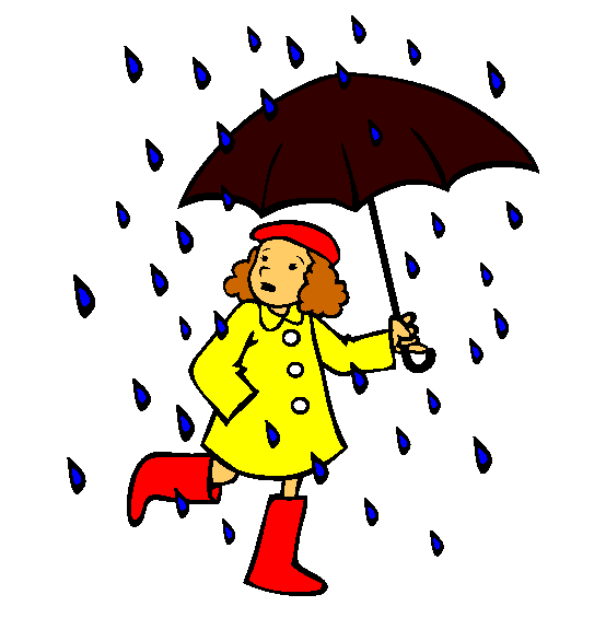 Rain Rain Go Away Coloring Page