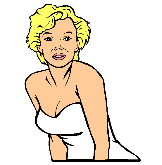 Marilyn Monroe Coloring Page