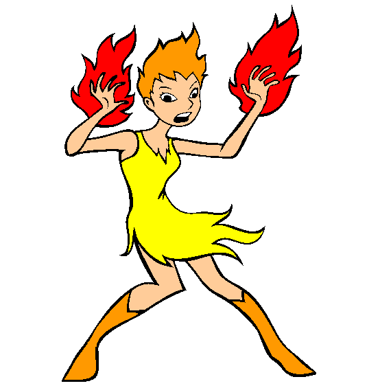 The Flame Coloring Page