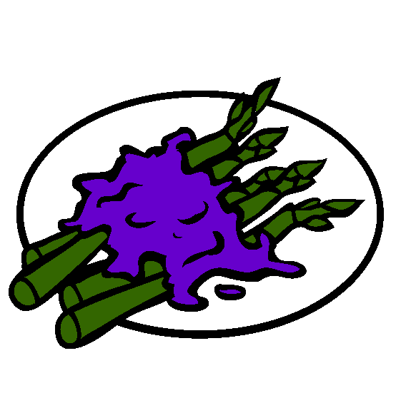 Asparagus With Grape Jelly Coloring Page