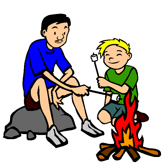 Campfire Coloring Page