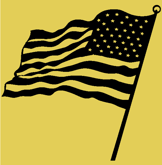 Waving Flag Coloring Page