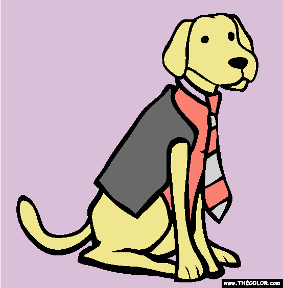 Labrador Retriever Coloring Page