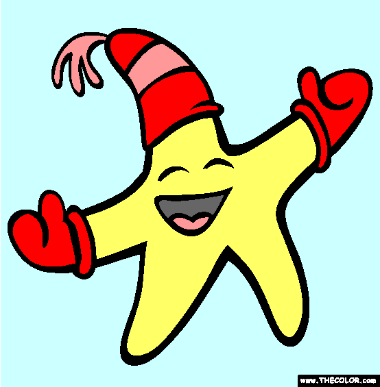 Starfish Coloring Page