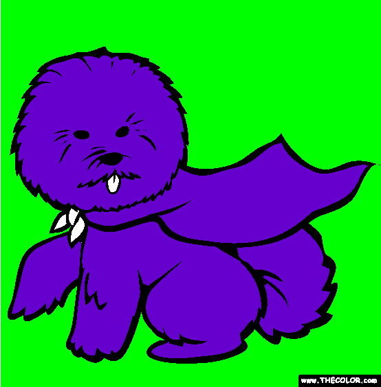 Bichon Frise Coloring Page