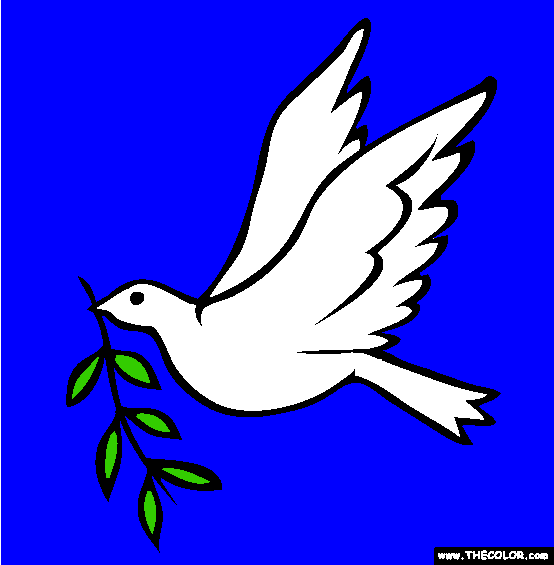 Dove Coloring Page