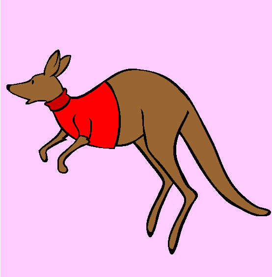 Kangaroo Coloring Page