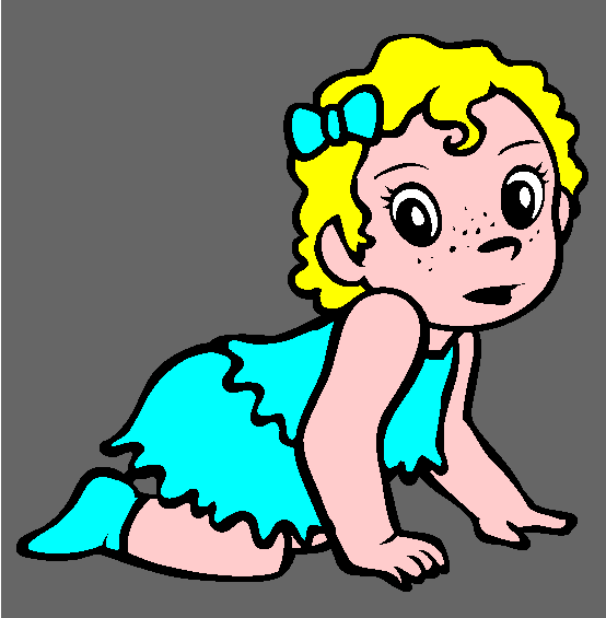 Crawling Coloring Page