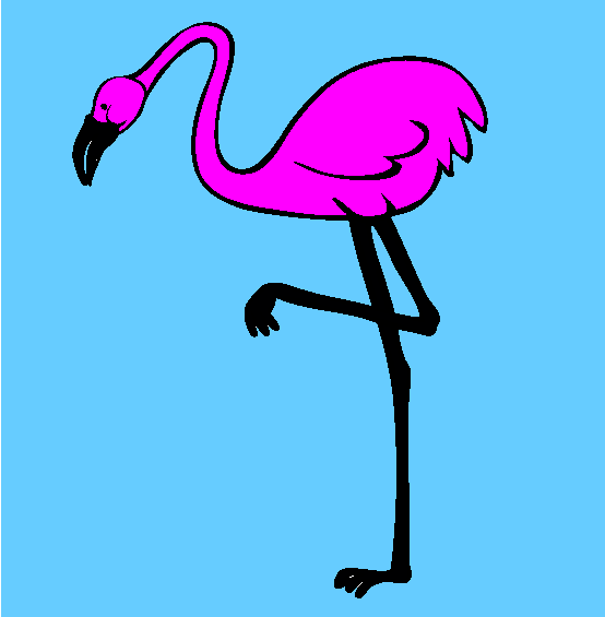 Flamingo Coloring Page