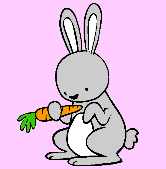 Bunny Rabbit Coloring Page