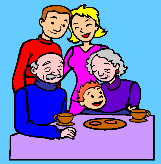 Boxing Day Family Gathering Online Coloring Page