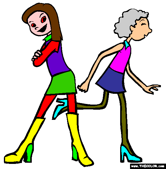 High Heels Coloring Page