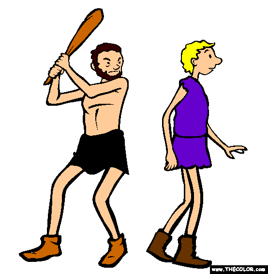 Cain And Abel Coloring Page