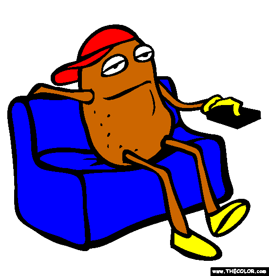 Potato Coloring Page