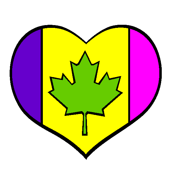 I Love Canada Coloring Page