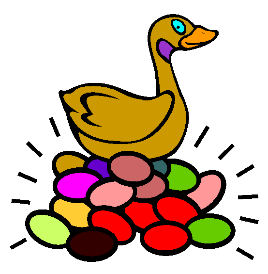 The Goose With Golden Eggs Coloring Page