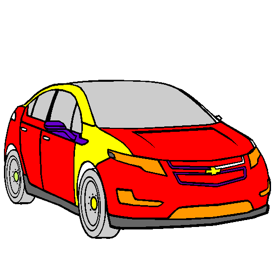 Chevrolet Volt Coloring Page