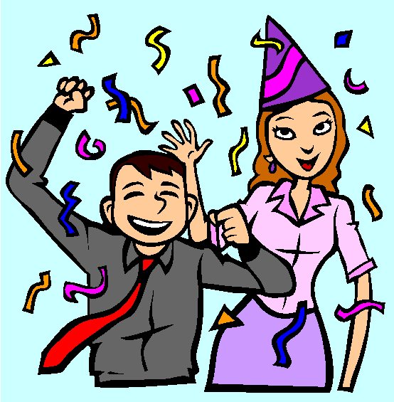 Partying Coloring Page