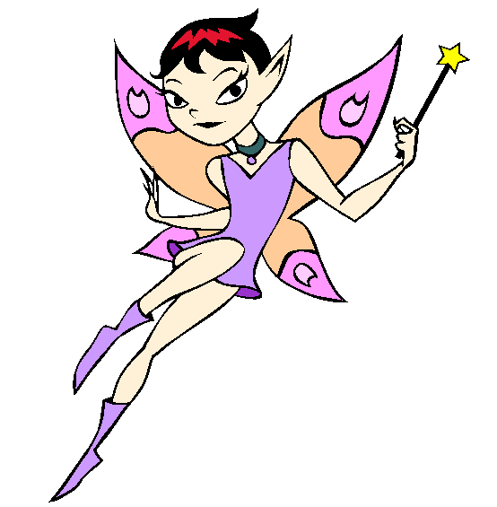 Flying Fairy Coloring Page