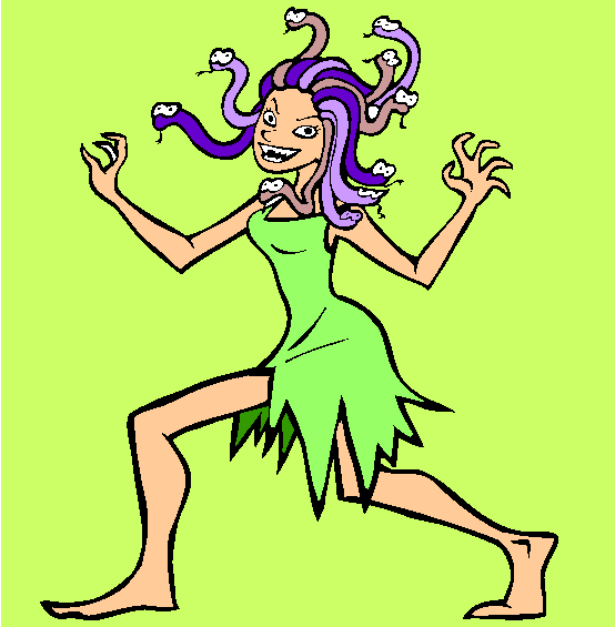 Medusa Coloring Page