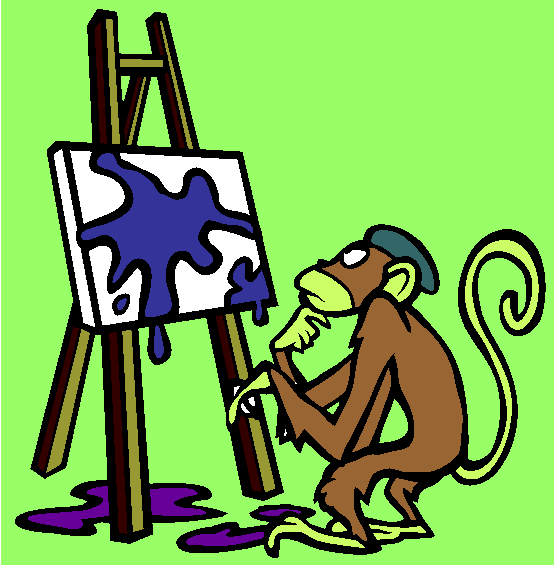 The Easel Coloring Page