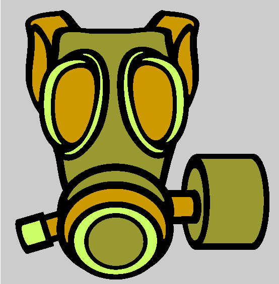 The Gas Mask Coloring Page