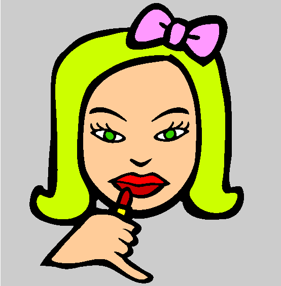  Lipstick Coloring Page