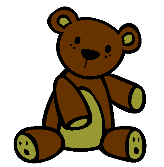 The Teddy Bear Coloring Page