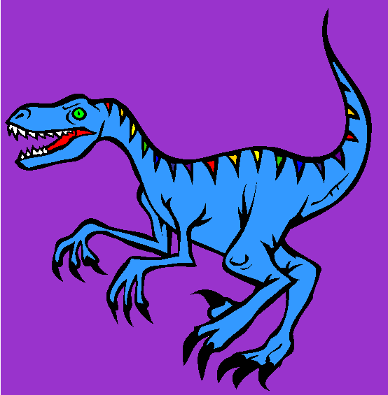 Velociraptor Coloring Page