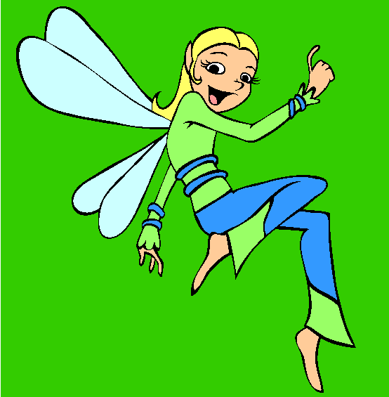 Fairy Coloring Page