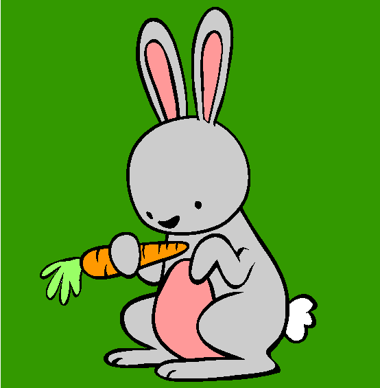 Bunny Rabbit Coloring Page